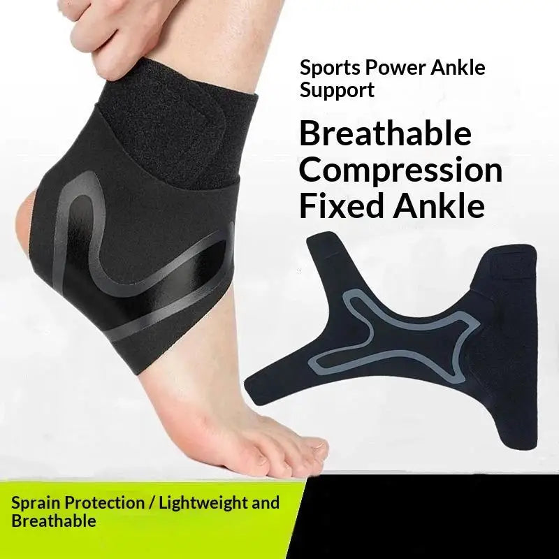 Tobillera deportiva de nailon con cierre ajustable, 1 unidad