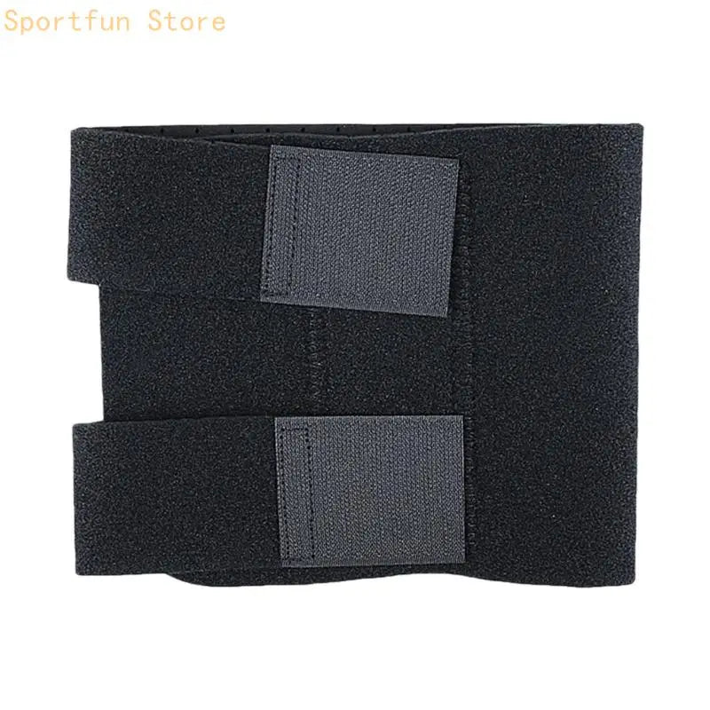 Tobilleras deportivas ajustables negras, pack de 2