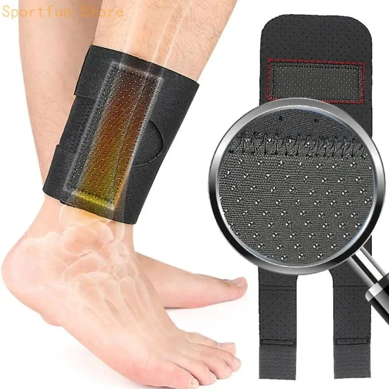 Tobilleras deportivas ajustables negras, pack de 2