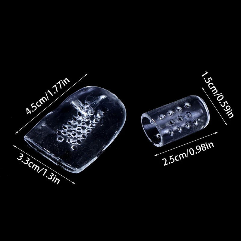 Protectores de silicona para los dedos de los pies, pack de 30