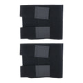 Tobilleras deportivas ajustables negras, pack de 2