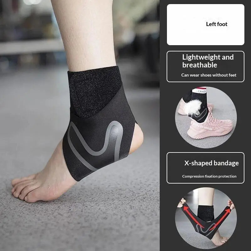 Tobillera deportiva de nailon con cierre ajustable, 1 unidad